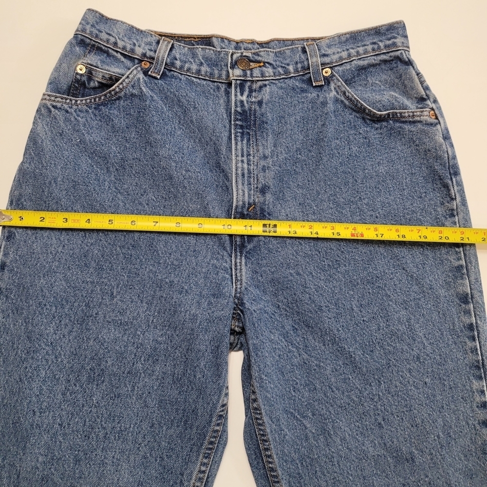 Levis Vintage Jeans High Waist Tapered Leg Fit 921 Size 16 Short Orange Tab - Picture 8 of 15